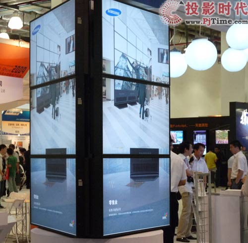 三星超窄邊異形液晶視頻墻 極具震撼力的多維視覺體驗