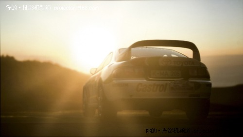 明基MS510賽車游戲畫面實拍