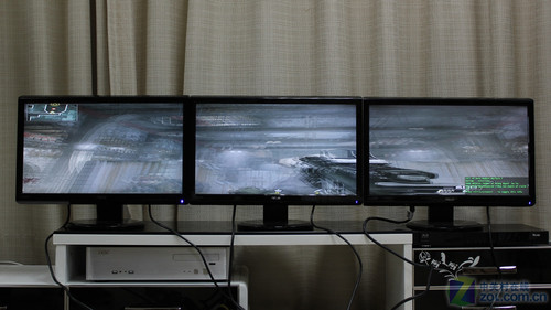 史上最發燒 3屏3D顯示器拼接終極體驗