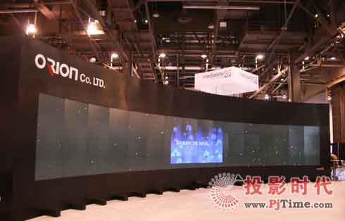 歐麗安12*4超大PDP拼接墻現身美國infoComm