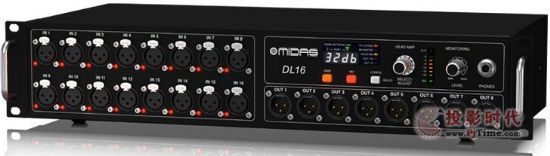 MIDAS全新推出DL16數(shù)字舞臺接口箱