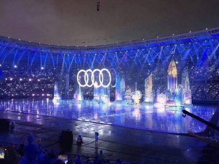 天津奧體的海市蜃樓:3D全息投影的盛宴