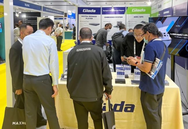 展會直擊|Giada杰和科技亮相泰國InfoComm Asia 2023