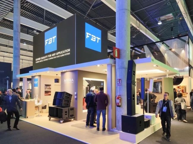 意大利FBT閃耀I(xiàn)SE2025展會(huì),多款重磅新品開啟聲學(xué)體驗(yàn)新紀(jì)元